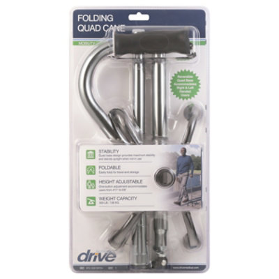 Drive Medical Folding Quad Cane - EA - Image 3