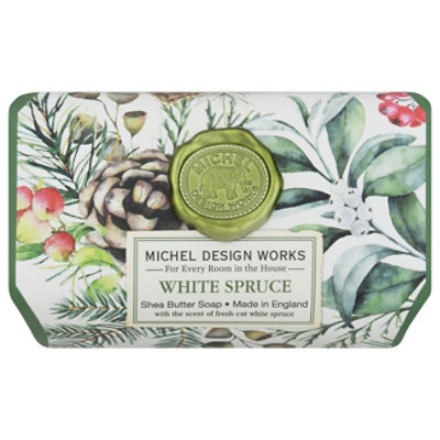 White Spruce Large Bath Soap Bar - 0.6 LB - Image 3