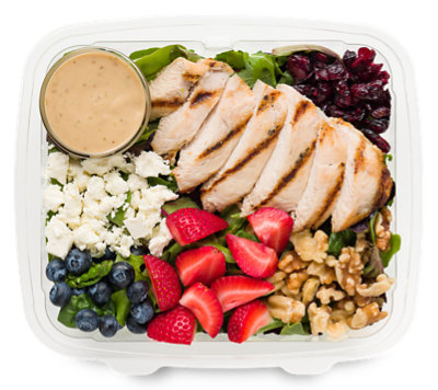 Ready Meals Fresh Berry & Chicken Green Salad - Each - Image 1