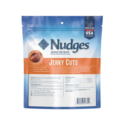 Blue Nudges Natural Duck Jerky Cuts Dog Treats Bag - 10 Oz - Image 2
