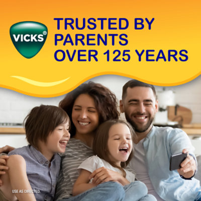 Vicks Dayquil Kids Cold And Cough Plus Mucus Relief Made With Real Honey For Kids 6 Plus - 8 FZ - Image 4