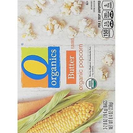 O Organics Popcorn Microwave Butter 3-2.8 Oz - 3-2.8 OZ - Image 6