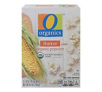 O Organics Popcorn Microwave Butter 3-2.8 Oz - 3-2.8 OZ
