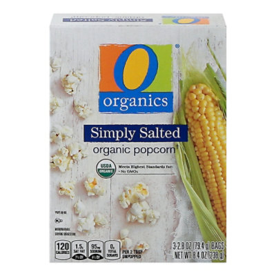 O Organics Popcorn Microwave 3-2.8 Oz - 3-2.8 OZ - Image 3