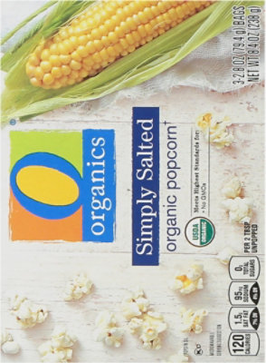 O Organics Popcorn Microwave 3-2.8 Oz - 3-2.8 OZ - Image 6