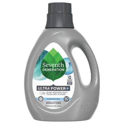 Seventh Generation Liquid Detergent Power Fragrance Free - 87.5 FZ - Image 1