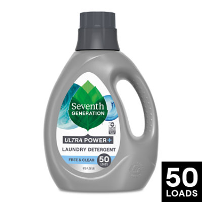 Seventh Generation Liquid Detergent Power Fragrance Free - 87.5 FZ - Image 2