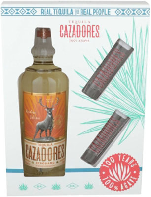 Cazadores Reposado W/ 2 Shot Gls - 750 ML - Image 2