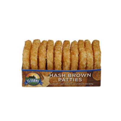 Tj Farms Select Hashbrown Patties - 22.5 OZ