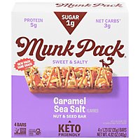 Munk Pack Bar Caramel Sea Salt 4 Count - 4.92 Oz - Image 1