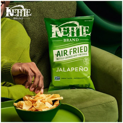 Kettle Brand Air Fried Jalapeno Kettle Potato Chips - 6.5 Oz - Image 3