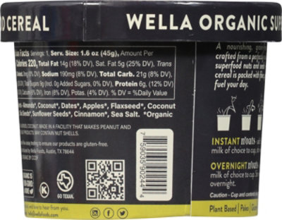 Wella Noats Apple Cinnamon Grain Free Hot Cereal - 1.6 Oz - Image 6