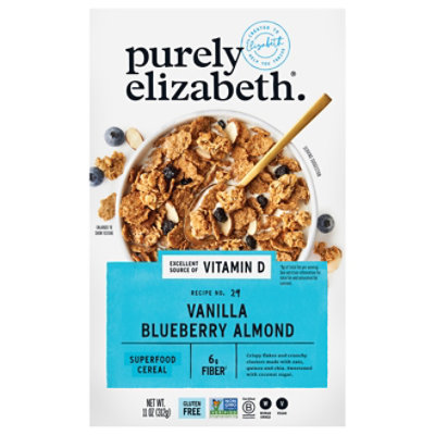 Purely Elizabeth Vanilla Blueberry Almond Superfood Cereal with Vitamin D - 11 Oz - Image 2