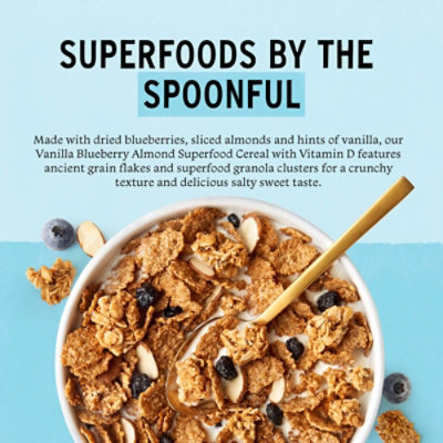 Purely Elizabeth Vanilla Blueberry Almond Superfood Cereal with Vitamin D - 11 Oz - Image 2
