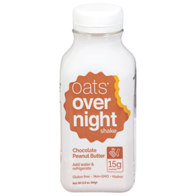 Oats Overnight Chocolate Peanut Butter Shake - 2.2 Oz - Image 1