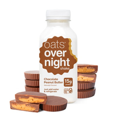 Oats Overnight Chocolate Peanut Butter Shake - 2.2 Oz - Image 7