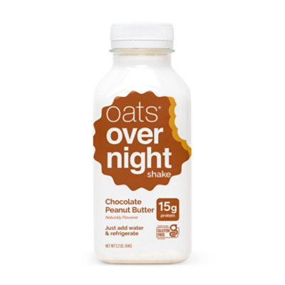 Oats Overnight Chocolate Peanut Butter Shake - 2.2 Oz - Image 3