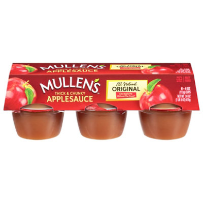 Mullens Original Recipe Thick And Chunky Applesauce - 6-4 Oz - Image 3