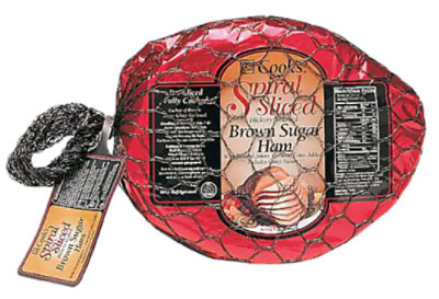 Cooks Brown Sugar Ham Spirals With Foil - 10 Lb - Image 1