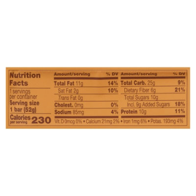 Over Easy Peanut Butter Chocolate Breakfast Bar - 1.8 Oz - Image 4