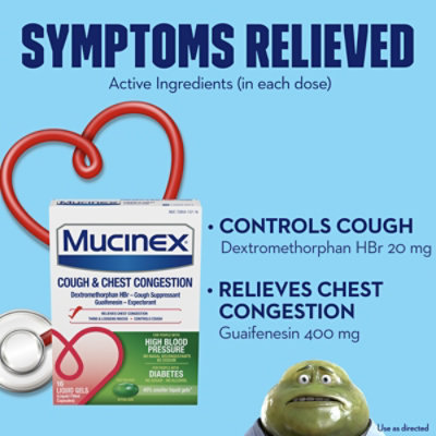 Mucinex Cough & Chest Congestion Liquid Gels - 16 Count - Image 4