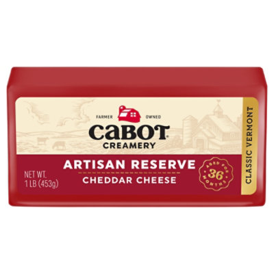 Cabot Artisan Reserve Cheddar Cheese - 16 Oz - Image 1