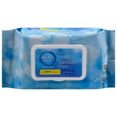 Signature Select/Care Hand Sanitizer Wipes - 80 Count - Image 3