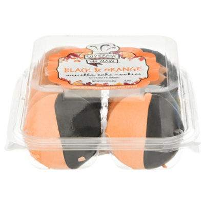 Superior On Main Black And Orange Iced Cake Cookies - 8.5 Oz - Image 2