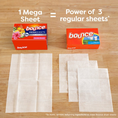 Bounce Mega Lasting Fresh Outdoor Fresh & Clean Dryer Sheets - 50 Count - Image 4