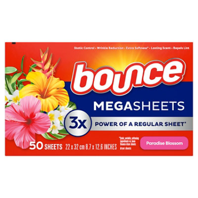 Bounce Mega Lasting Fresh Outdoor Fresh & Clean Dryer Sheets - 50 Count - Image 2