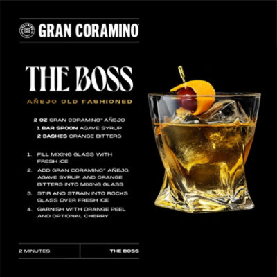 Gran Coramino Tequila Añejo 80 Proof - 750 Ml - Image 5