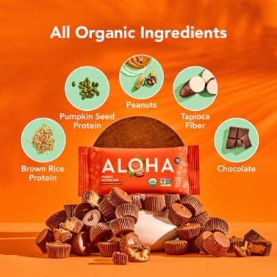 Aloha Peanut Butter Cup Protein Bar - 1.98 Oz - Image 5
