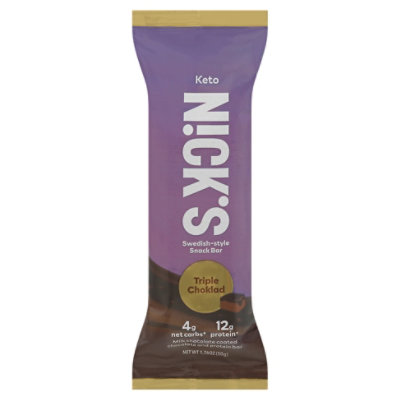 Nick's Triple Choklad Snack Bar - 1.76 Oz - Image 3