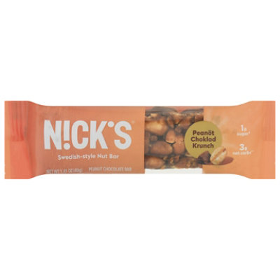 Nick's Peanut Chocolate Krunch Bar - 1.41 Oz - Image 2