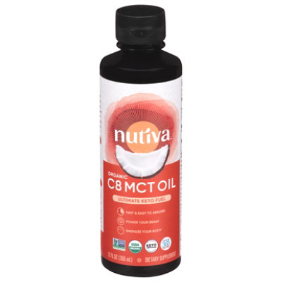 Nutiva C8 MCT Oil - 12 Fl. Oz. - Image 3