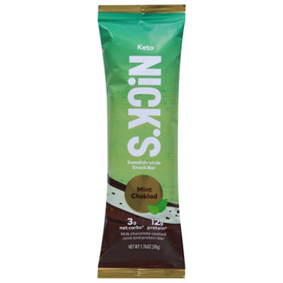 Nick's Mint Choklad Swedish Style Snack Bar - 1.76 Oz - Image 2