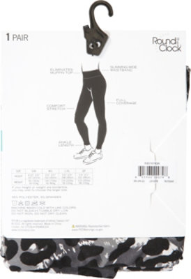 Round The Clock Woman Patterned Legging Qun Plus - Each - Image 4