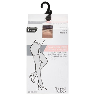 Infini Rtc Women Satin Pantyhose Nude Small Pack - 2 Count - Image 3