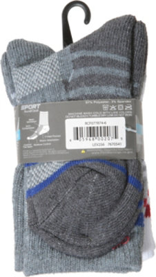 Infini Rtc Boy Athletic Half Cushion Crew Sock Size 4 to 6 Pack - 3 Count - Image 4