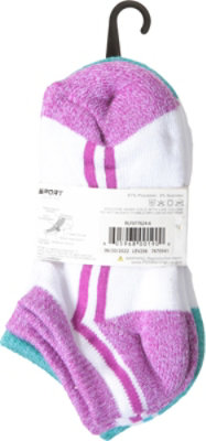 Round The Clock Girls Athletic Low Cut Size 4-6 Socks - 3 Count - Image 4