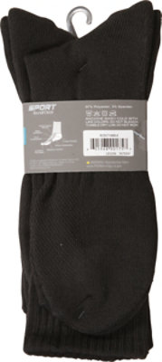 Infini Rtc Men Black Athletic Half Cushion Crew Sock Pack - 3 Count - Image 4