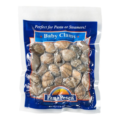 Panapesca Cooked Baby Clams In Shell - 8 Oz - Image 1