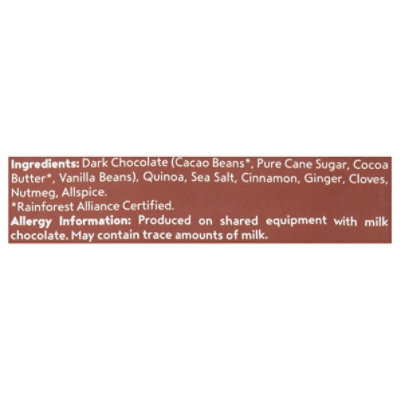 Undercover Dark Chocolate Pumpkin Spice Chocolate Quinoa Crisp  - 2 Oz - Image 5