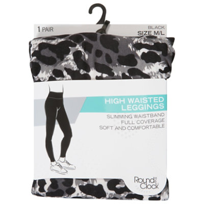 Round The Clock Women Patterned Medium Large Leggings - Each - Image 2