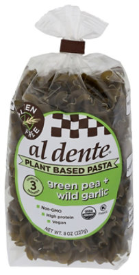 Al Dente Green Pea Wild Garlic Pasta - 8 Oz - Image 1