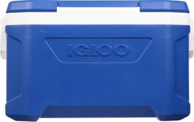 Igloo 50Qt Profile Ii Chest Cooler Blue Cool Riser Technology Elevated Design Improves Cooling Performance 1 Count - Each - Image 4