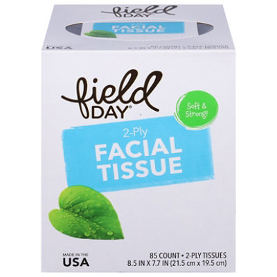 Field Day 100% Recycled Facial Tissue - 85 Count - Image 3
