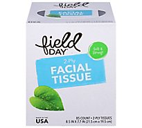 Field Day 100% Recycled Facial Tissue - 85 Count