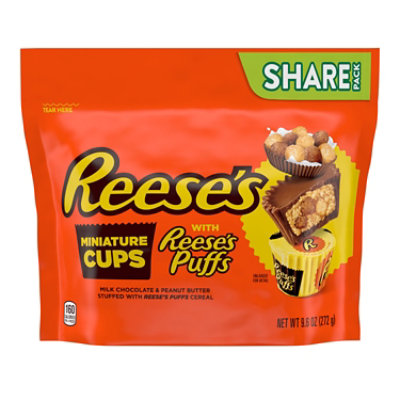 Reese's Milk Chocolate Peanut Butter Cups Gluten Free Candy - 9.6 Oz - Image 1