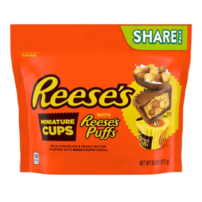 Reese's Milk Chocolate Peanut Butter Cups Gluten Free Candy - 9.6 Oz - Image 1